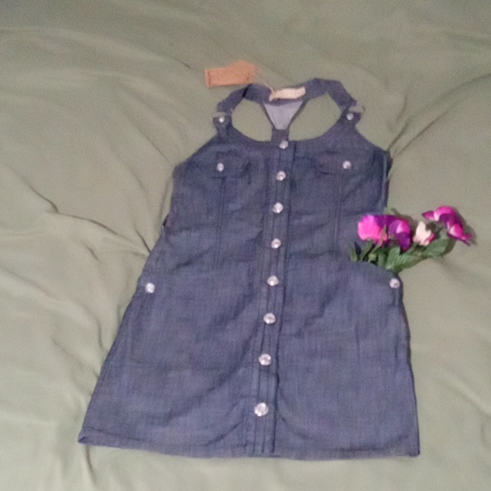 Denim romper